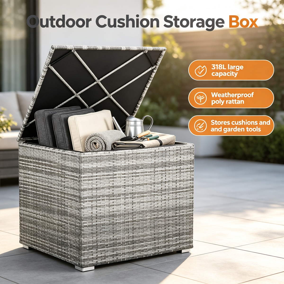 Outdoor Cushion Storage Box