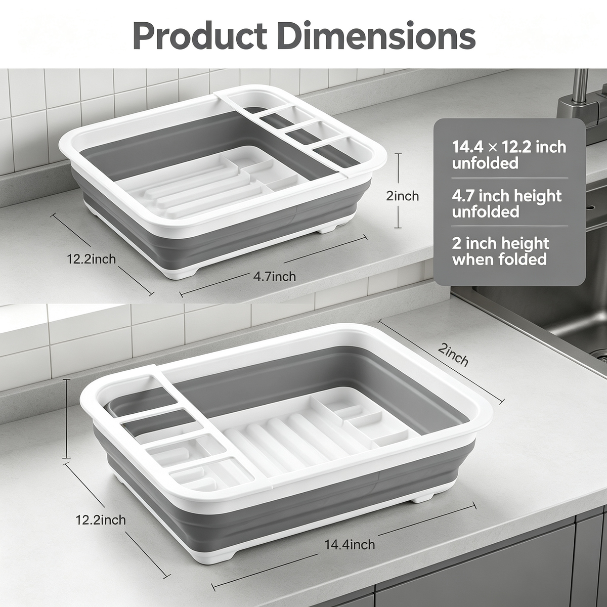 Collapsible Dish Drainer