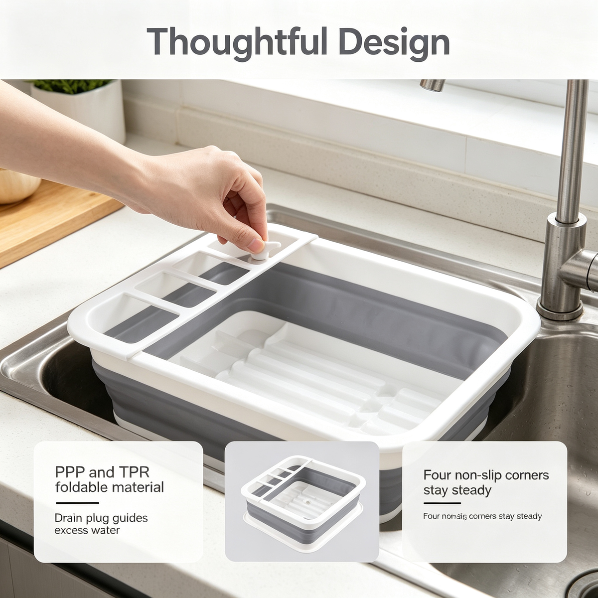 Collapsible Dish Drainer