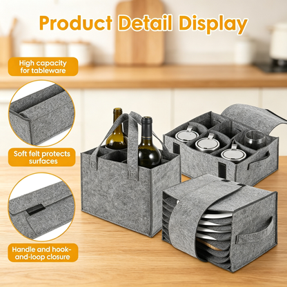 Felt Tableware Storage Set